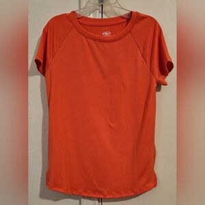 Athletic Works Orange Short Sleeve Tee